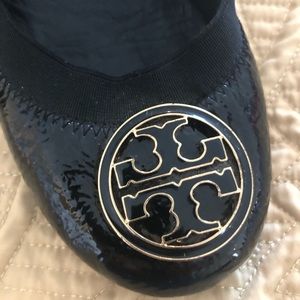 Tory Burch Caroline patent leather flat
